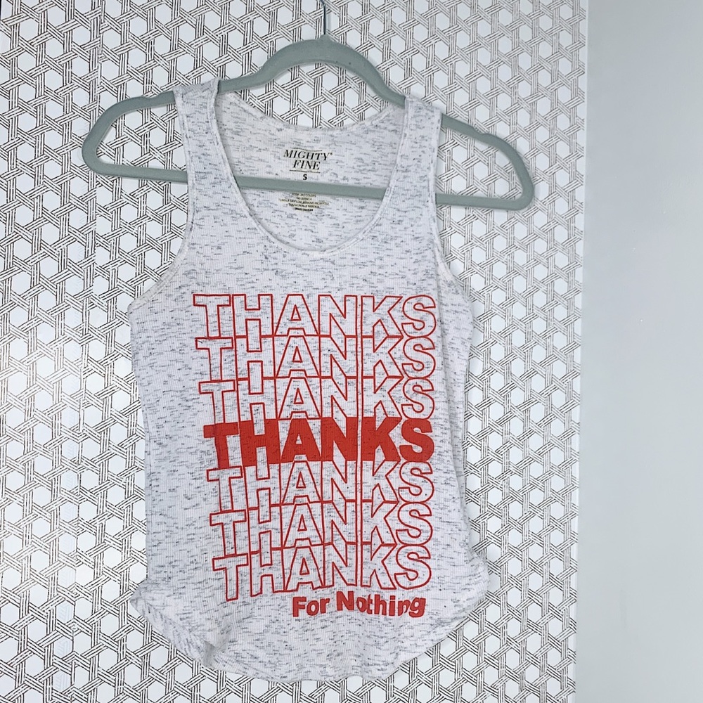 Graphic tank top